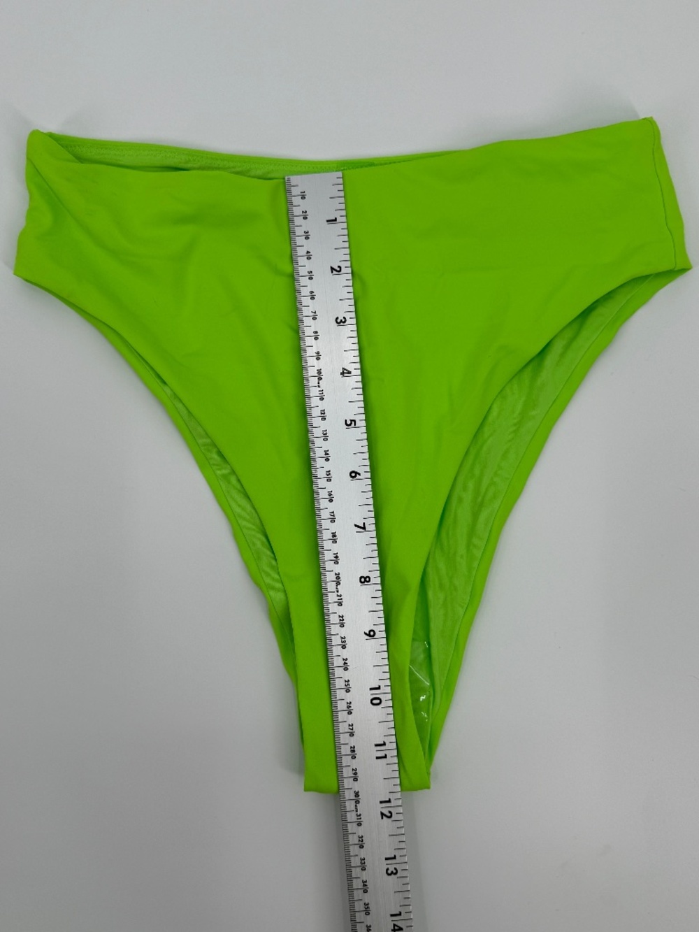 SKIMS Swim Mid Waist Bottom Bikini Neon Green Beach Resortwear Festival Small - Picture 3 of 5
